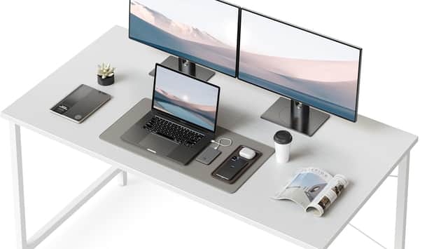 A clean, sturdy desk in a timeless minimalist design