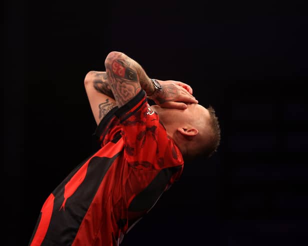 Nathan Aspinall during the 2025 Premier League Darts