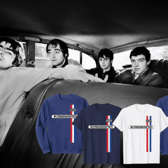 The first capsule of items includes several motifs dedicated to Oasis' legendary Knebworth performances.