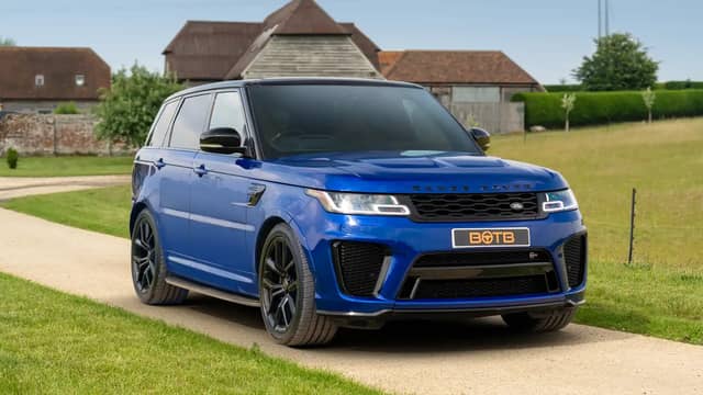 The Range Rover Sport SVR has an incredible V8 engine