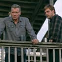 Holt McCallany (L) and Jake Weary (R) in The Waterfront