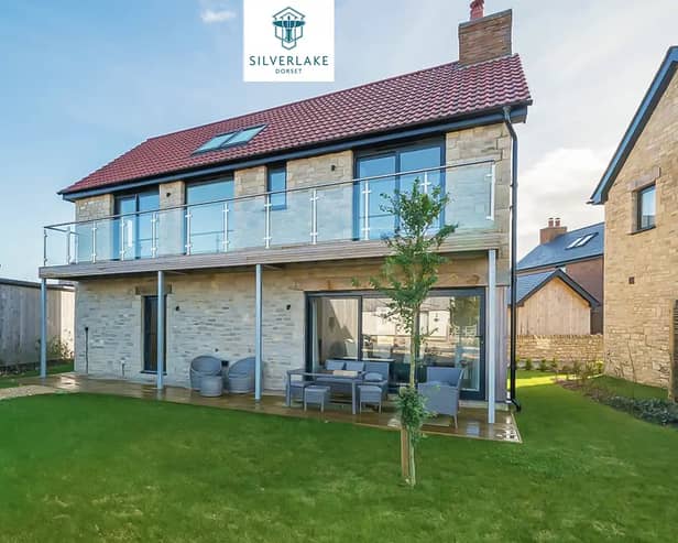 Set in an exclusive private estate, the holiday home is designed for luxury family living