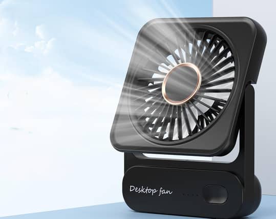 Compact but powerful - this bargain desktop fan is just what you need to beat the heat