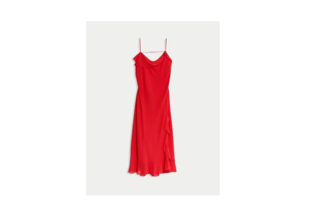 M&S Cowl Neck Midaxi Slip Dress 