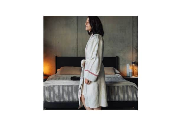 Mete Lounge Gown, Cream