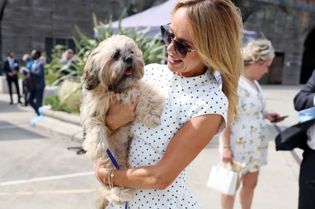 Amanda Holden stuns in a polka dot dress from under-the-radar British brand Odd Muse