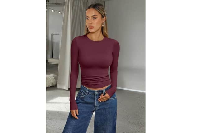 Women’s long sleeve shirts basic tee £5.68