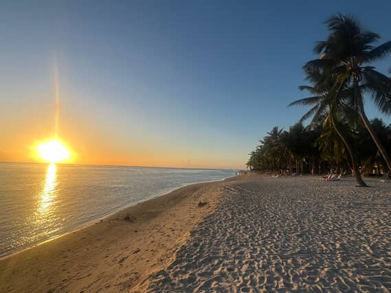 One of the stunning sunsets during my visit to Mauritius