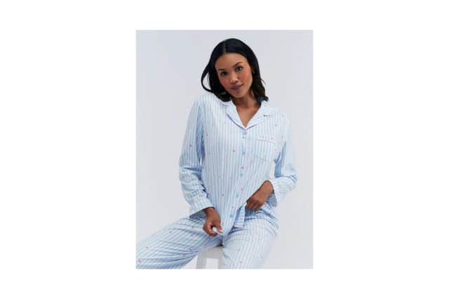 Comfy and cosy stripe pyjama's with tiny heart detail