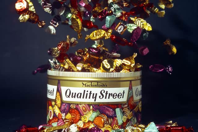 The contents of a Quality Street tin have changed considerably over the years