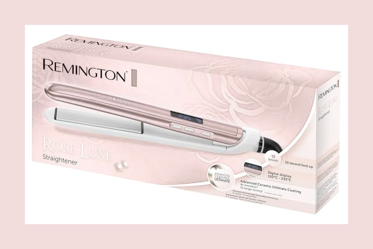 Amazon Prime Day 2025: the Remington Rose Pearl Hair Straightener C...