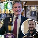 CAMRA chairman Ash Corbett-Collins (inset) believes politicians often treat pubs as little more than a backdrop for photo opportunities (Photos: Getty Images/CAMRA)
