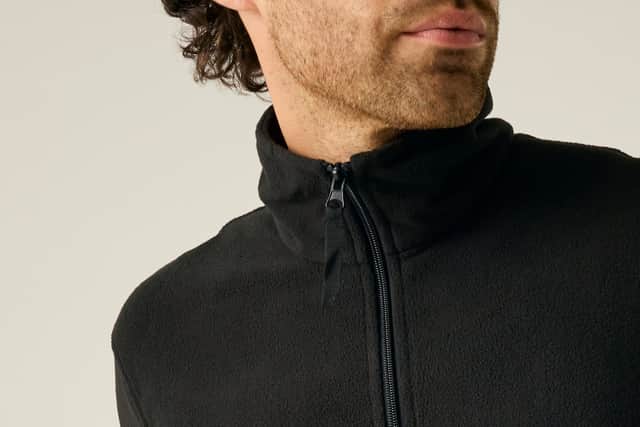 Zip it all the way up to keep warm, open it up to cool off