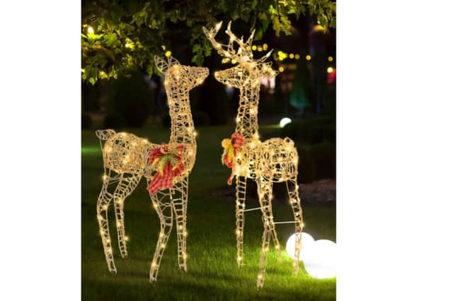 The Range 2-Piece Light-Up Reindeer Family Set