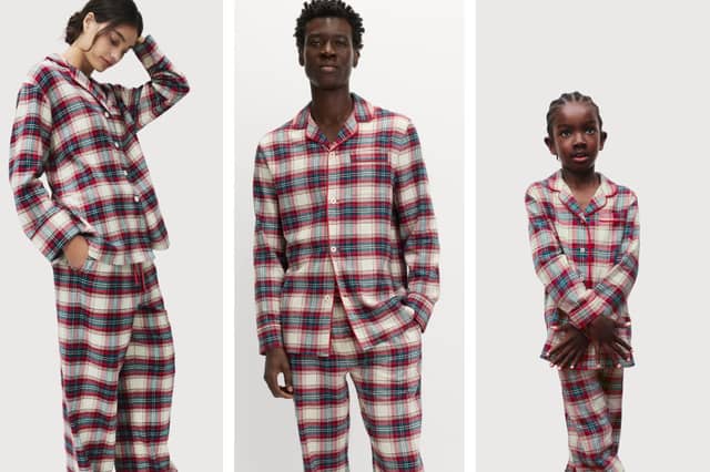 Cosy up this Christmas with the M&S Pure Cotton Pyjama for all the family