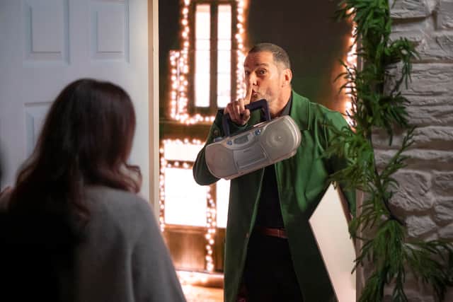 The maître d'hôtel has recreated scenes from the three films Brits voted as the nation’s favourite festive rom-coms – Love Actually, The Holiday, and Bridget Jones’s Diary.