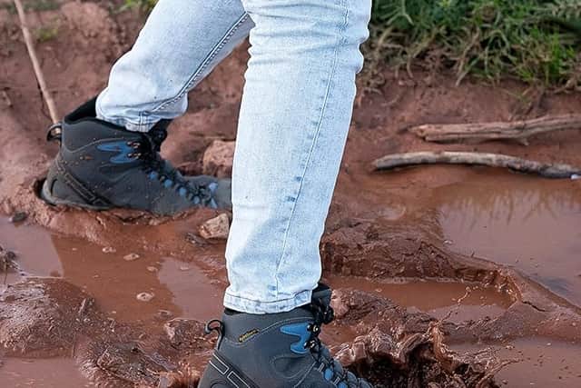 The Hydroguard system makes the boots waterproof