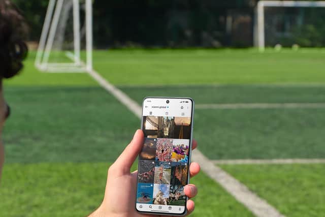 A big, bright display helps with consuming content in bright conditions