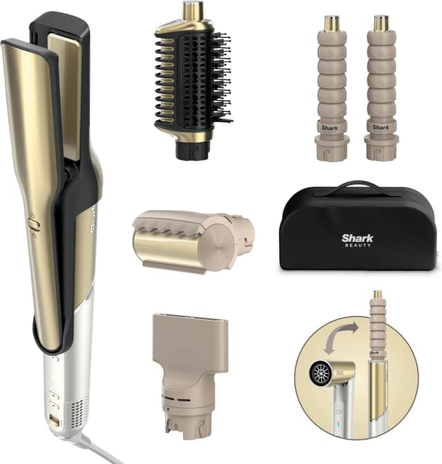 Shark Glam Sleek Straight Waves & Curls Multi-Styler.