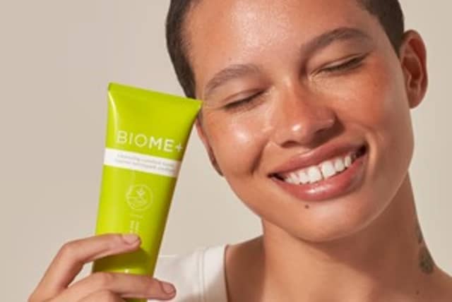 Image Skincare BIOME+ cleanser is designed to support the skin barrier while boosting hydration and radiance