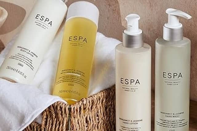 Products from the ESPA Bergamot and Jasmine range are now on sale on Amazon - with up to 25% off.