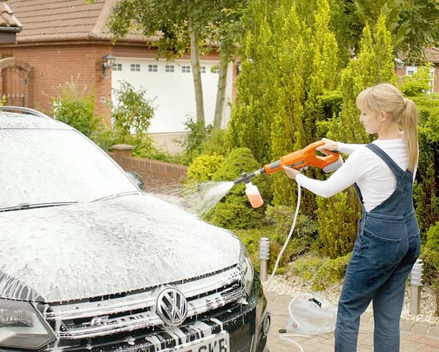 This high-end cordless pressure washer costs £149 in the shops - but we've found it for £55