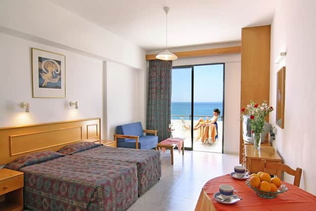 Some of the rooms have their own private terrace