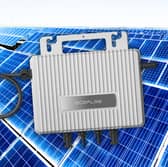 The EcoFlow Stream 800W microinverter pairs with solar panels to convert generated energy into usable power for your home