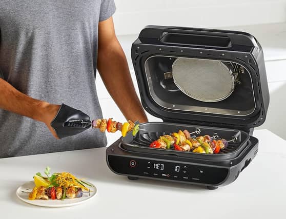 The Foodi Max Health Grill acts as an indoor barbecue - or an air fryer