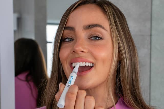 There's a way to keep enjoying your daily coffee or tea and whiten your smile with SmilePro.