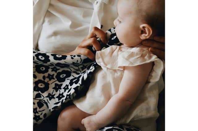 Etta Loves x Liberty sensory muslin swaddle