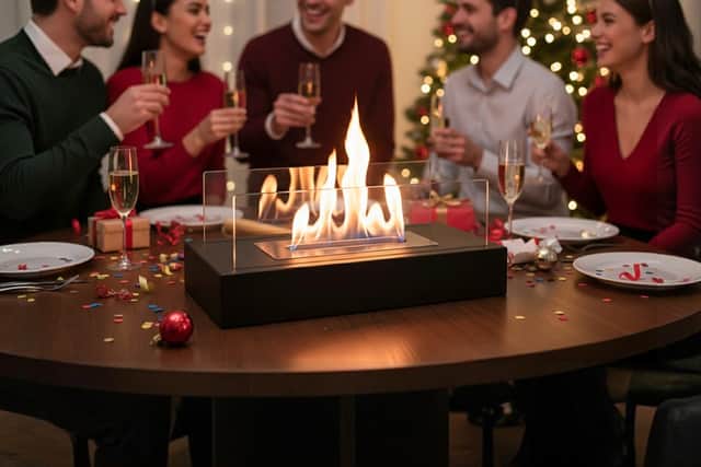 A flickering flame adds a focal point to any occasion