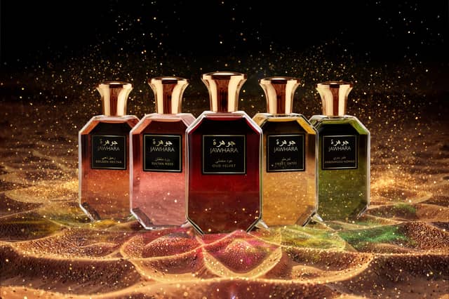 Jawhara’s new fragrance collection includes warm woody scents ideal for Father’s Day gifting.