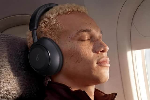 The noise cancellation is aimed at reducing the sound of plane or train engines - and it does a great job