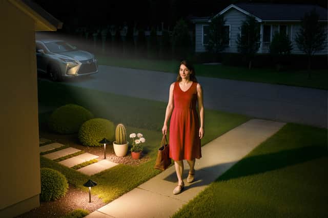 Built-in lights, sirens and two-way talk add active deterrents for driveways and outdoor spaces