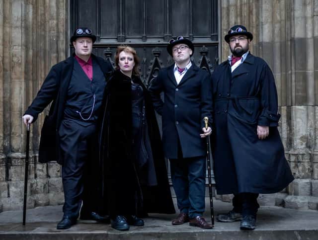 Dressed for the dark side of York – guides bring the city’s ghostly history to life.