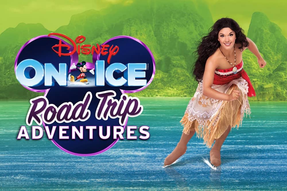 Moana takes to the ice for Disney On Ice presents Road Trip Adventures.