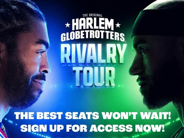 Harlem Globetrotters Rivalry Tour coming to Yorshire in 2027.