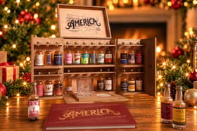 Cheers to Christmas! Luxury £219.95 advent calendar features 24 American whiskeys and a wooden display cabinet