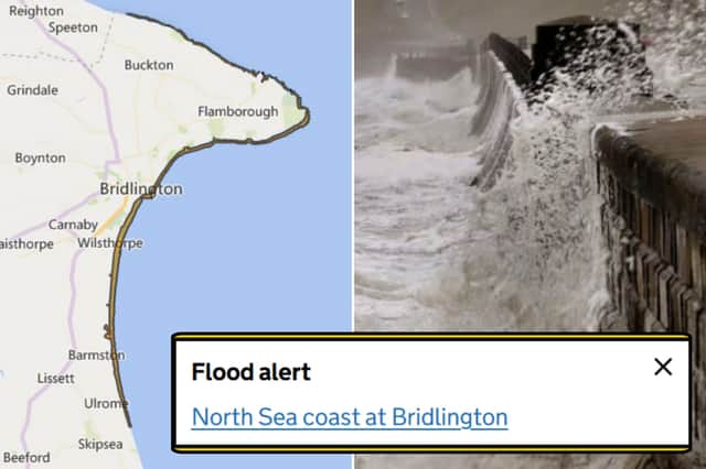 The alert will be in place from 1pm until 7pm today (Tuesday, October 20).