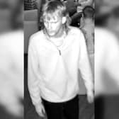 North Yorkshire Police have issued this image of a man they would like to speak to following an assault in Whitby.