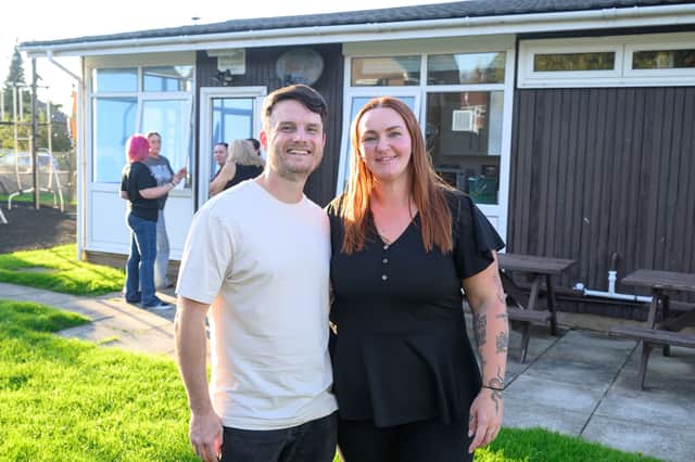 The founder and director of SENDure CIC, Sean Kirk, with wife Charlene.