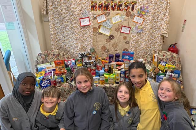 Students from Wheatcroft Primary School raised donations to support the Rainbow Centre in Scarborough.