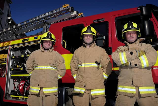 Rich Hodgson, Ross Flinton and Martin Imeson. Picture by Richard Ponter