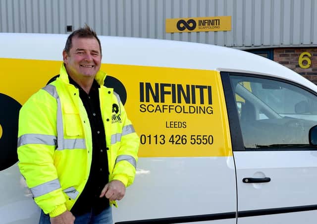Infiniti Scaffolding director Joe Naylor said the new depot was essential. Photo by Rob Thompson/Prime Photographics.