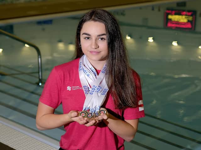 Scarboroughs Amy Corcoran shows off her silverware