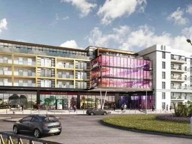 Artist's impression of the cinema complex