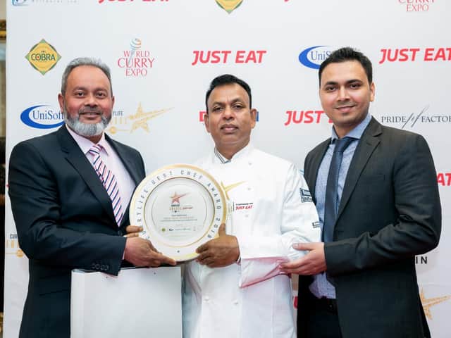 Chef Abdul Aziz has won a Curry Life award.