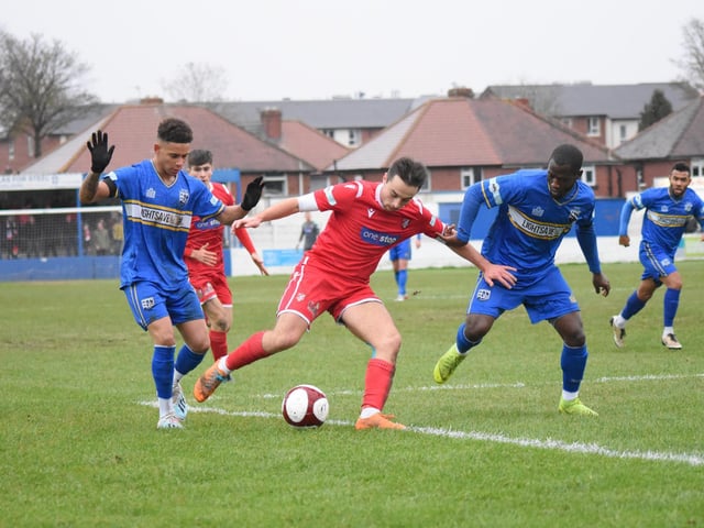 Radcliffe 3-1 Scarborough Athletic / Pictures by Morgan Exley