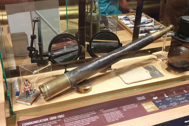 Equipment can really bring the stories of those who served to life